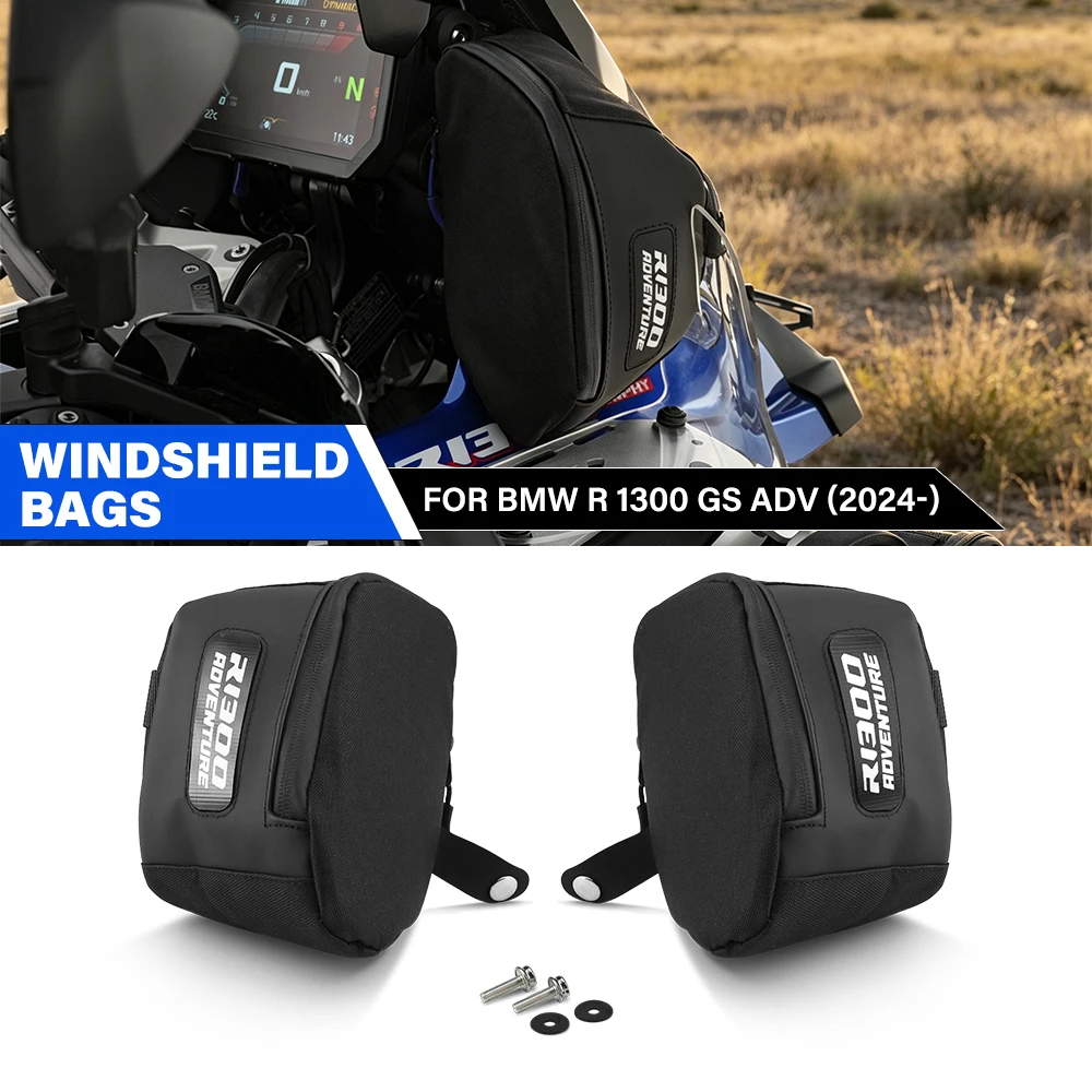 Per BMW R1300GS Adventure R 1300 GS ADV 2024-2026: Borse Deflettrici d'Aria, Borse Laterali Organizer, Borse da Carenatura