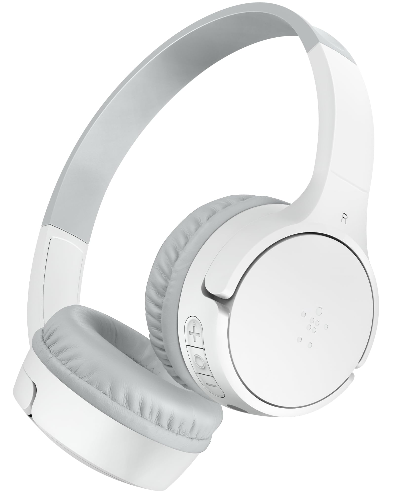 Belkin SoundForm Mini Cuffie wireless per bambini con microfono, 30 ore di riproduzione, adesivi divertenti, headset over-ear per didattica online, scuola e viaggi, per iPhone, iP…
