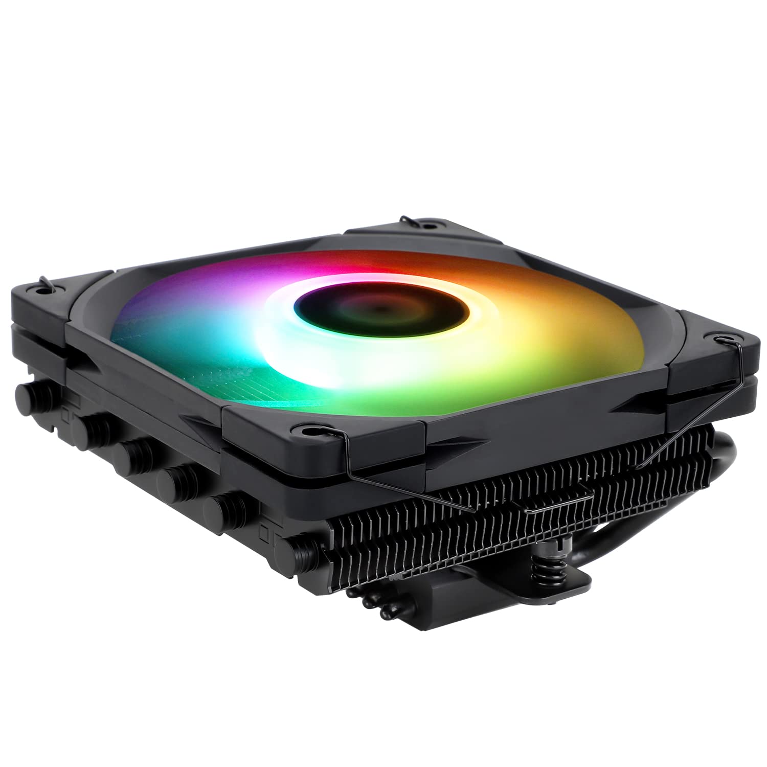 Thermalright TR AXP120-X67 BLACK ARGB Raffreddatore d'aria per CPU a basso profilo,con ventola Pwm 120mm TL-C12015B-S 6 heatpipes,altezza 67mm,per AMD AM4/AM5 Intel LGA 1700/115X/…