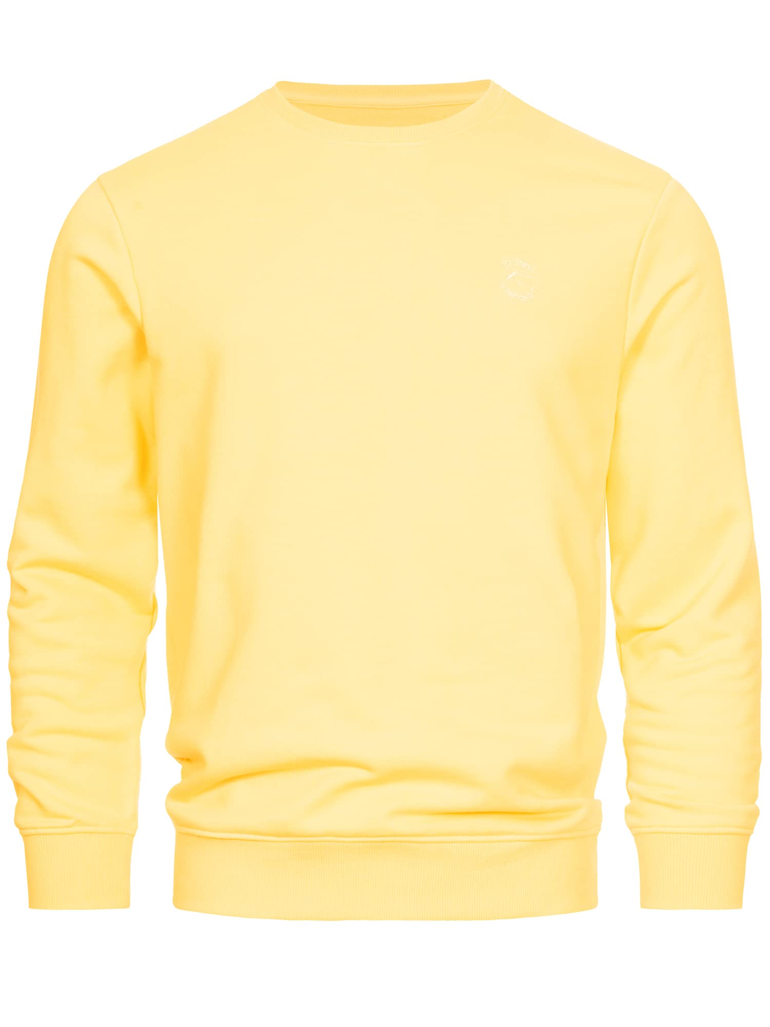 Indicode Uomini Holt Sweatshirt | Felpa con Bordi a Costine