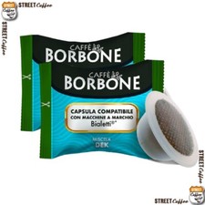 100 Cialde Capsule Caffè Borbone Miscela Dek Decaffeinato compatibili Bialetti