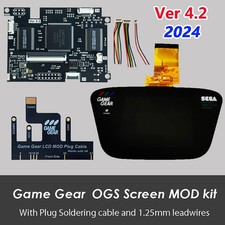 Per Console Sega Game Gear GG V4.2 LCD Highlight Screen Kit Bassa Potenza