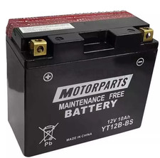 YT12B-BS BATTERIA MOTORPARTS MF DUCATI Monster 620ie 620 2004 YT12B-4 0012550