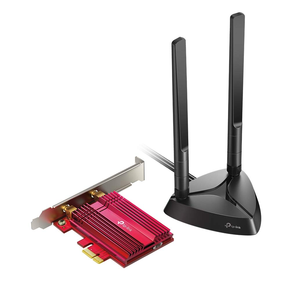 TP-Link Archer TX3000E AX3000Mbps con Bluetooth 5.2, Scheda WiFi PCI Express WiFi 6 PCIe,Staffa a Basso Profilo, Dissipatore di Calore Specializzato, Placcatura in Oro, OFDMA, WPA…