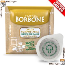 150 Cialde Filtro carta Caffè Borbone ESE 44mm Miscela Oro Gialla gratis