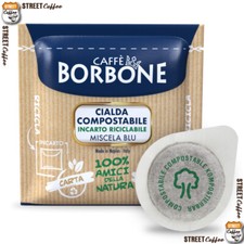 300 Cialde Filtro carta Caffè Borbone ESE 44mm Miscela Blu