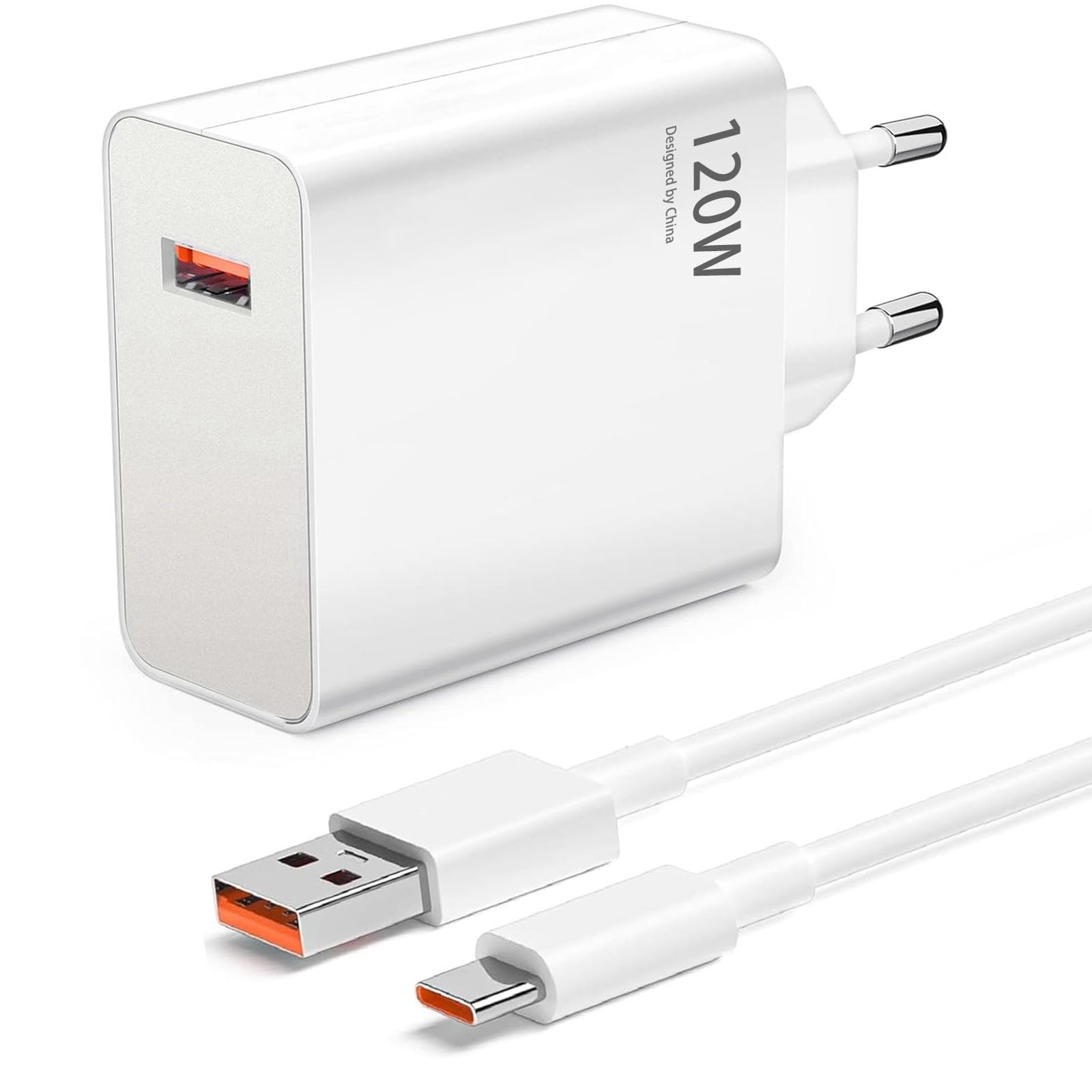 120W Caricatore Rapido Adattatore USB per Xiaomi,Caricatore Turbo con Cavo USB C 2m per Xiaomi 14 Ultra 14T 13T 13 12T 11T Pro,Redmi Note 13 12 11 11S Pro+ 5G,Mi 11 Ultra,Pad 6sPro