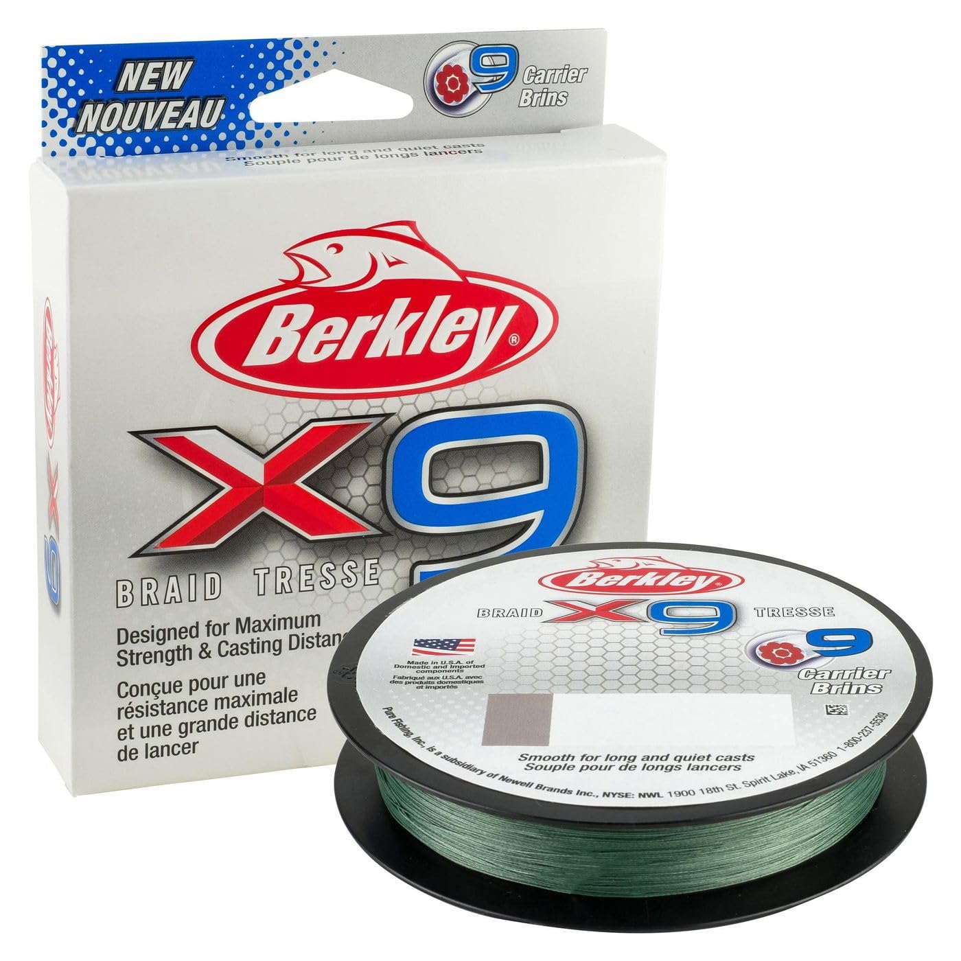 Berkley X9 - Lenza da pesca a treccia