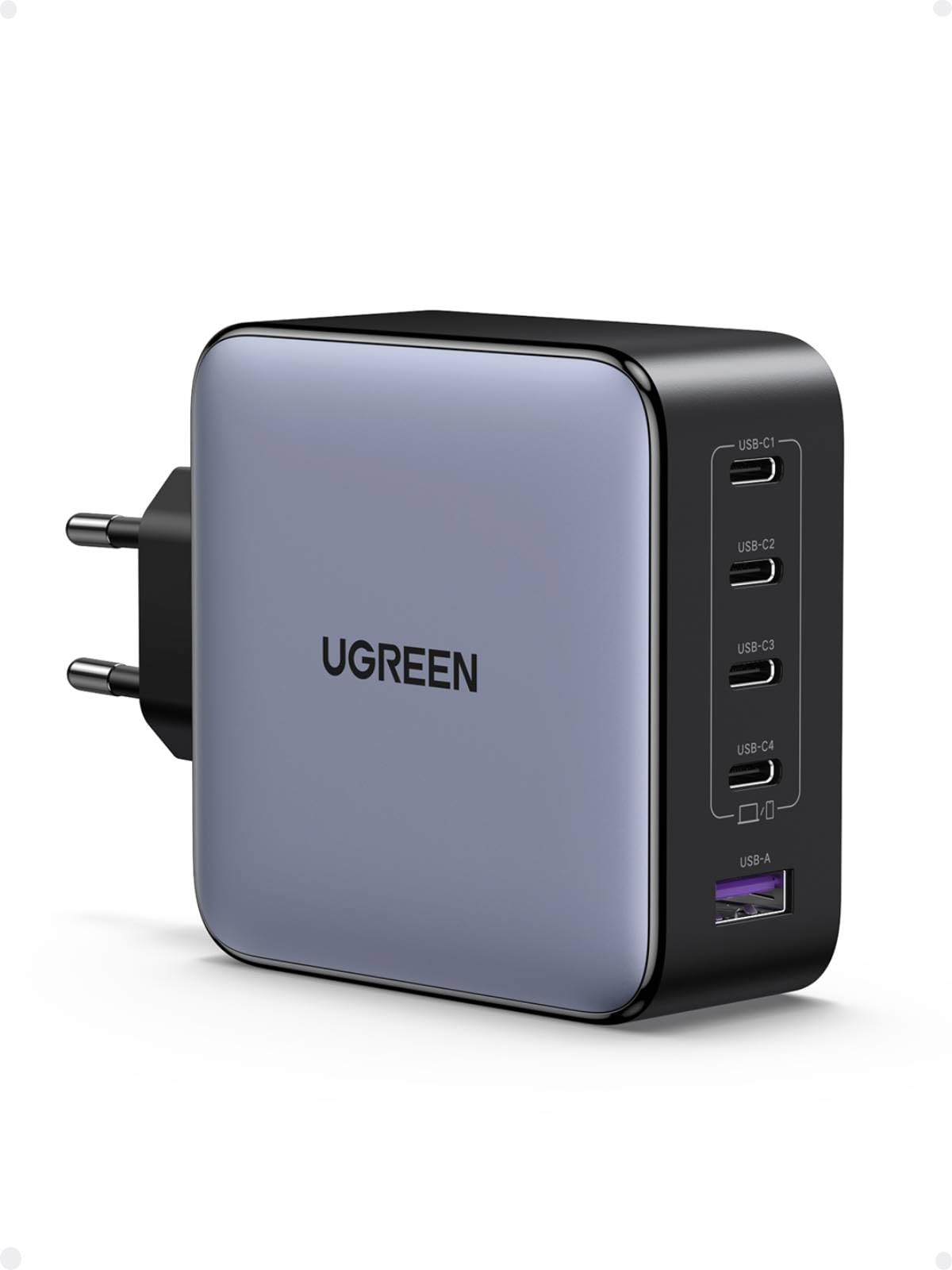 UGREEN Nexode 100W Caricatore USB C Caricabatteria 5 Porte Ricarica Rapida | PD 3.0 GaNInfinity PPS 45W Compatibile con iPhone 17 Pro Max Air 16 15 14 13 Galaxy S26 25 24 Pixel 10…