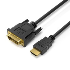 Cavo HDMI - DVI (DVI - HDMI) 24+1 Alta Velocità FULL HD 1080p Monitor PC Proiettore TV