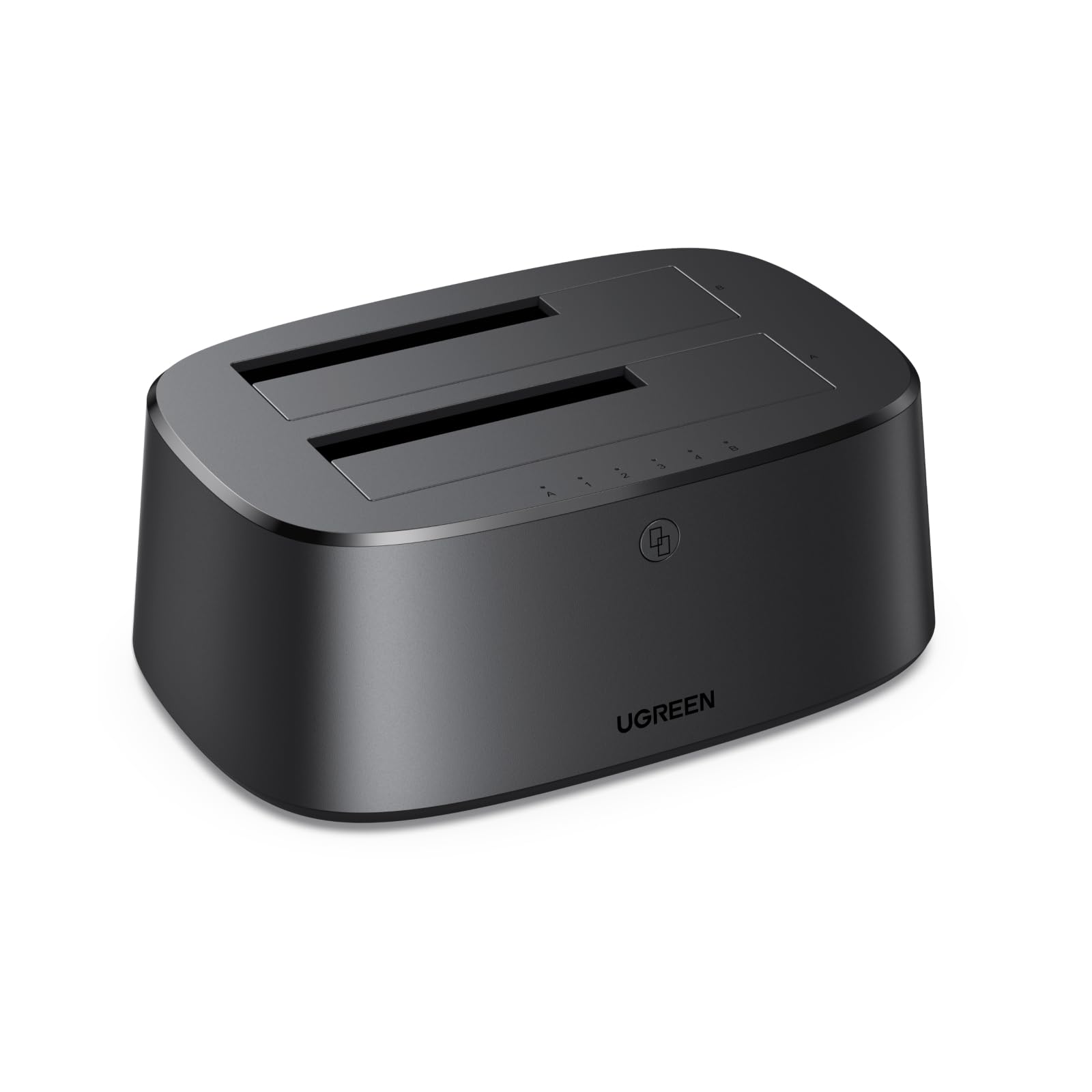UGREEN Stazione di Docking per Hard Disk Stazione Docking | USB 3.0 per HDD e SSD SATA da 2,5"/3,5" Adattatore Hard Disk Dual Bay 5Gbps con Clonazione Offline e Supporto UASP