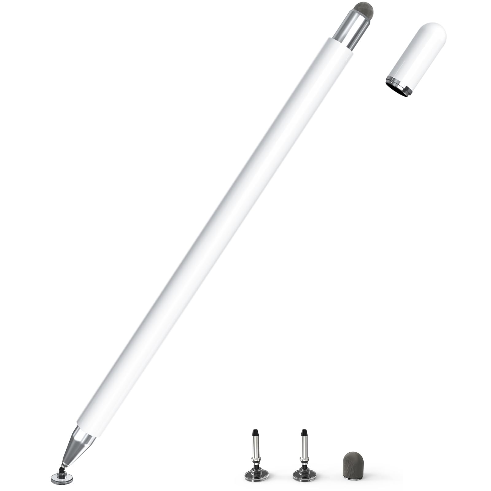 SENKUTA Pennino Capacitivo, Penna per Tablet 2 in 1 Penna Stilo Universale Compatibile con Tutti i Tablet/Smartphone, iPhone, iPad, Samsung, Surface, Huawei, Xiaomi, Android, IOS…