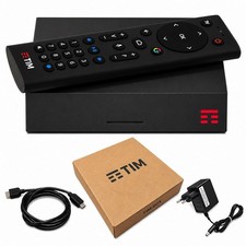 TIM VISION BOX 4K DECODER DVB-T2 DIGITALE TERRESTRE TELECOMANDO ANDROID TV 32GB
