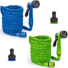 Tubo flessibile da giardino espandibile antipiega con pistola a spruzzo acqua 7 funzioni tubo magico