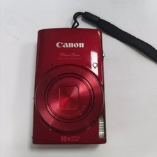 Canon PowerShot ELPH 190 fotocamera digitale IS 20MP rosso 10x zoom ottico 85% nuova