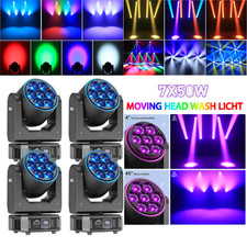 4x 350W RGBW LED Bee-Eye Wash Zoom testa mobile faretto DMX luce palco spettacolo