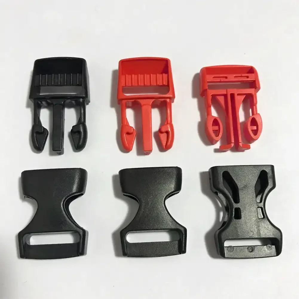 Fibbie per Casco Moto in ABS, Clip a Sgancio Rapido, Clip Flessibili per Sottogola Motocross, Fibbia per Casco Bici, Accessorio Moto