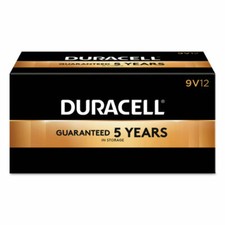 Confezione 12 Batterie Alcaline Duracell CopperTop 9V Scad. 2031