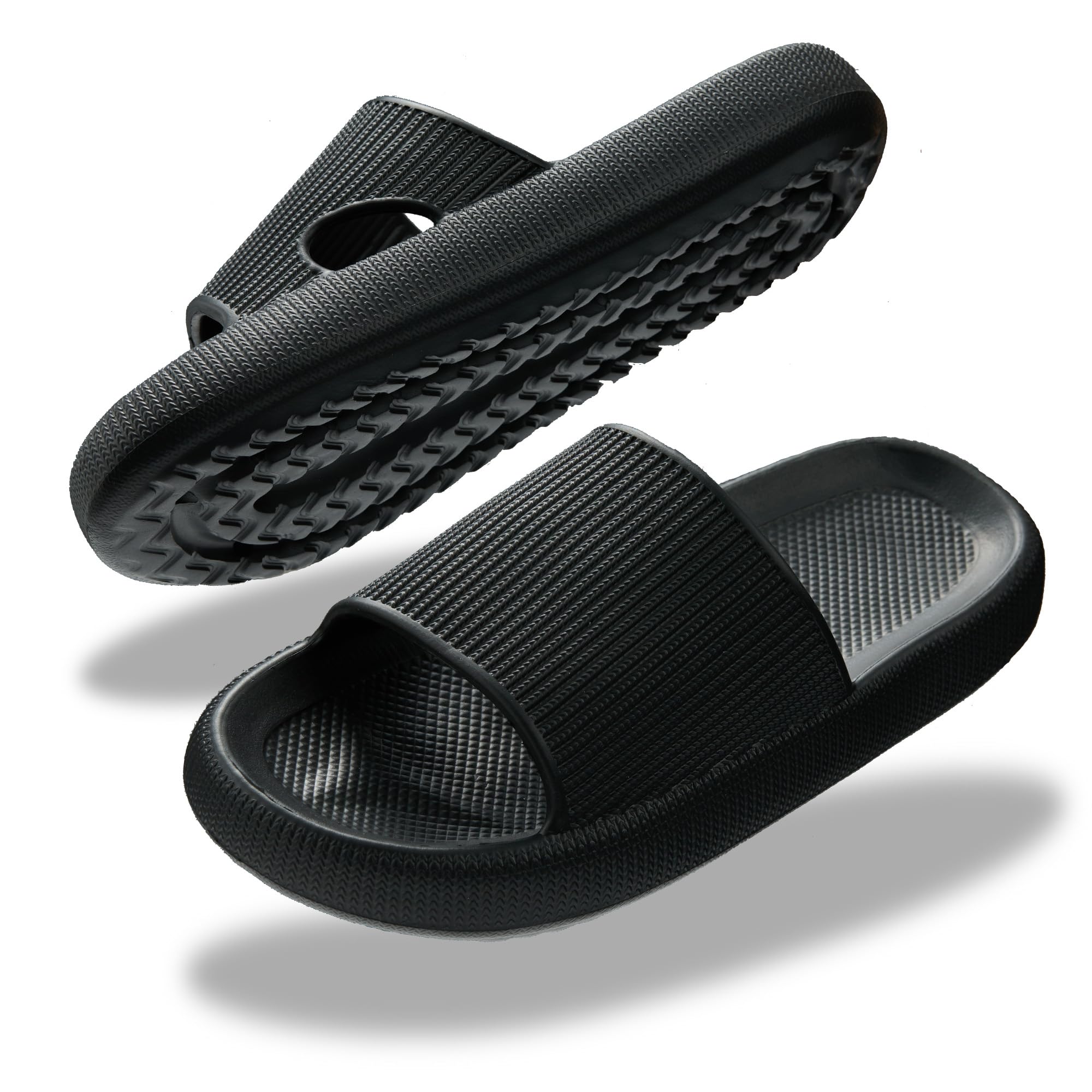 Donpapa Ciabatte Donna Uomo Estive Casa Comode a Nuvola Doccia Sandali | Eleganti Slides, Pantofole Antiscivolo Morbide per Mare, Piscina, Spiaggia, Infradito Donna