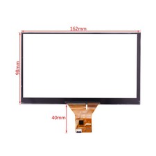 Touch screen capacitivo 7 pollici 163*98 mm 6 pin GT911 I2C per navigazione 164*99 mm