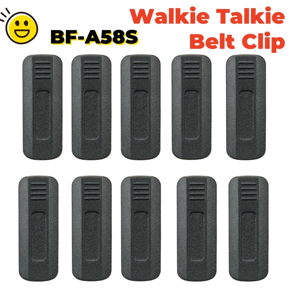 10PCS Originale Baofeng Walkie Talkie Clip da cintura per Baofeng A58S BF-A58S BL-9 Sostituzione Clip da cintura radio bidirezionale
