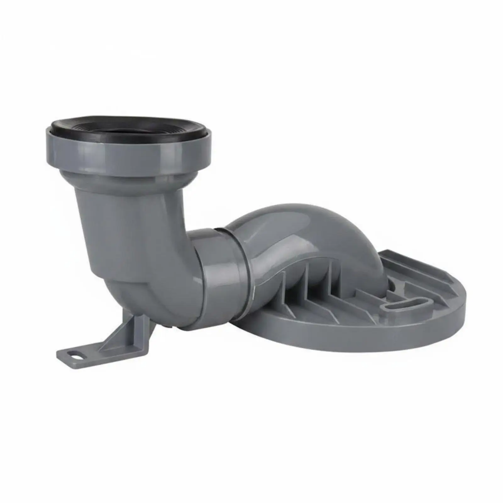 Connettore di Scarico Offset per WC, Accessorio di Installazione Antiperdita per Kit Completo di Sanitari, Impianto Idraulico per Bagno