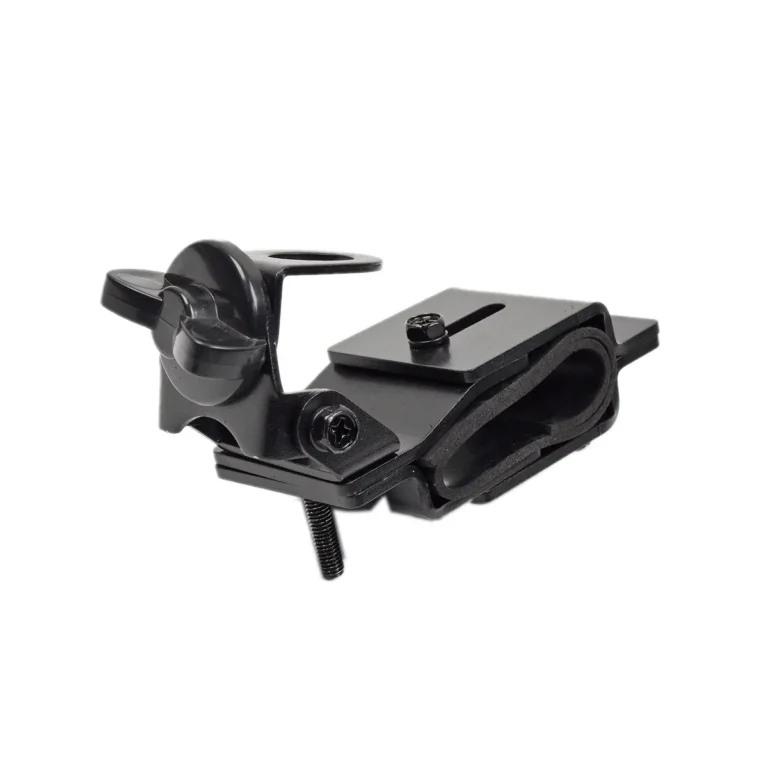 Supporto Antenna RB80 in Acciaio Inox per Auto, Clip Circolare Nera per Montaggio su Paraurti o Portapacchi, Accessorio per Radio Mobile