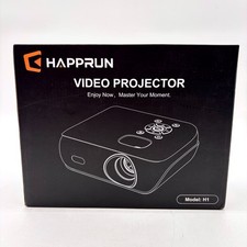 Happrun Videoproiettore Risoluzione Nativa 1080p Modello H1 - Bianco