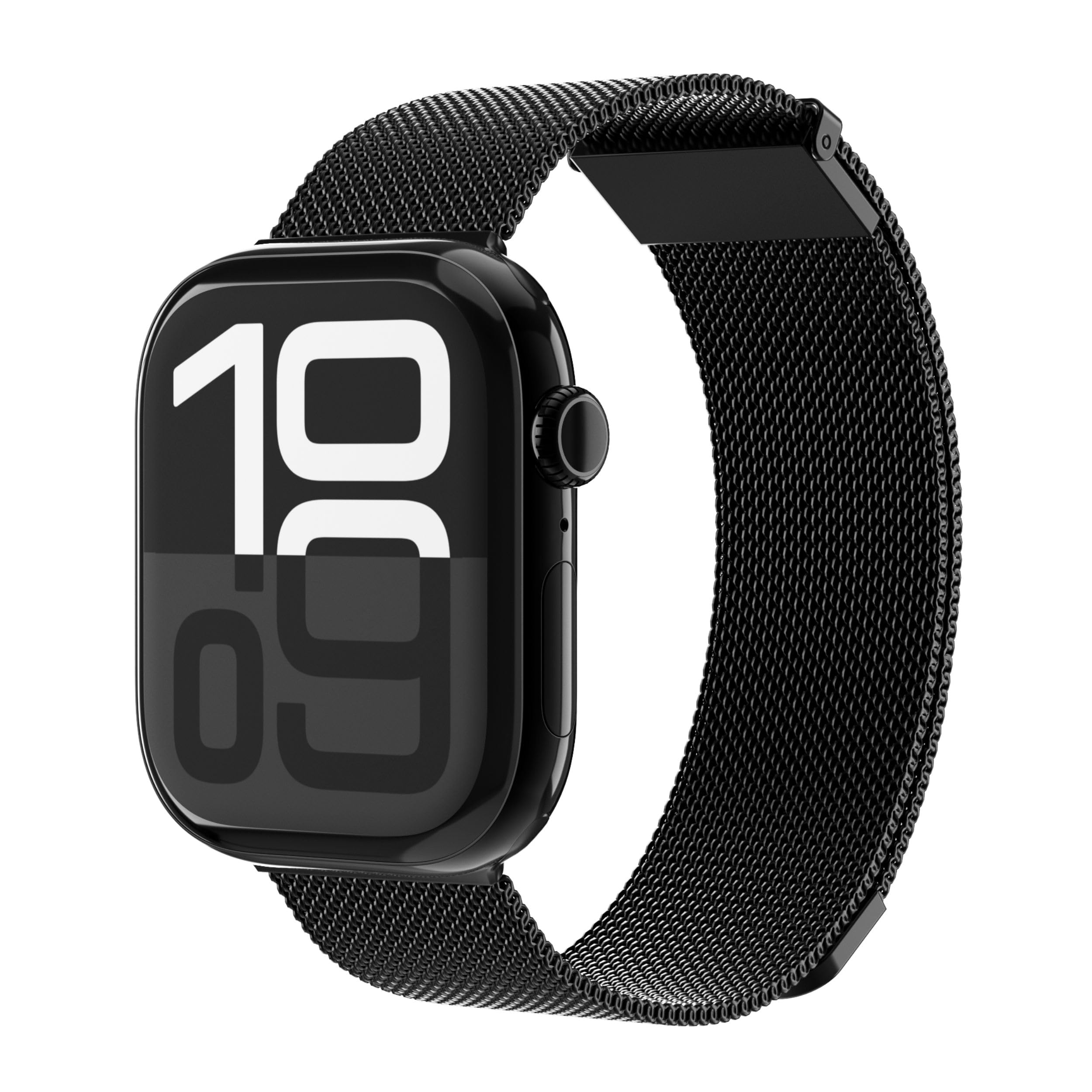 VONMÄHLEN Milanese Loop 2, elegante cinturino in acciaio inox con chiusura magnetica, regolabile, di alta qualità, compatibile con Apple Watch
