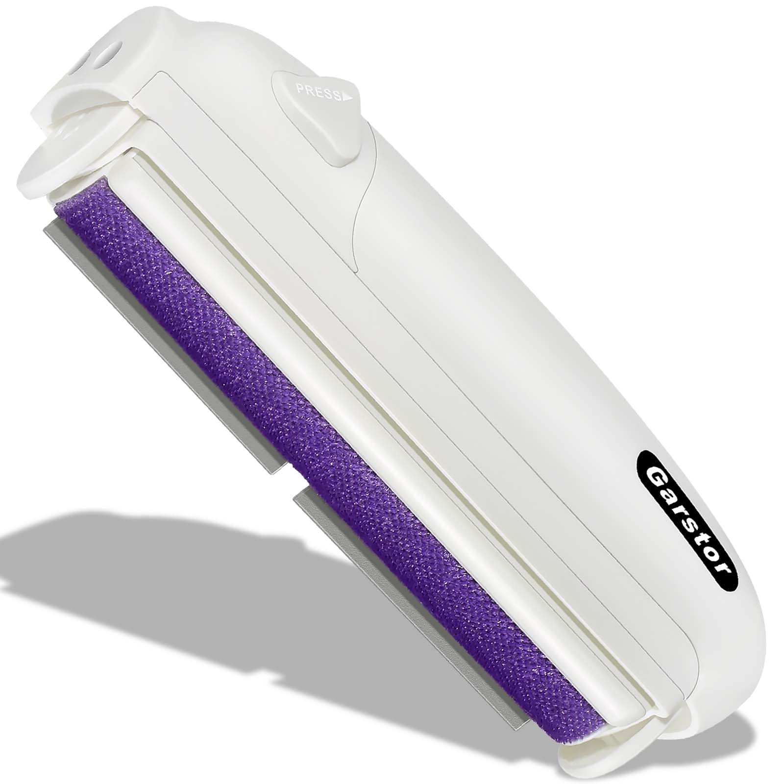 Spazzola Togli Peli Animali per Cani e Gatti, Leva Peli Riutilizzabile | Garstor Spazzola Rimuovere Pelliccia, Lint Rullo Pet Hair Remover per Tappeto, Divano, Letto e Mobili, Vio…