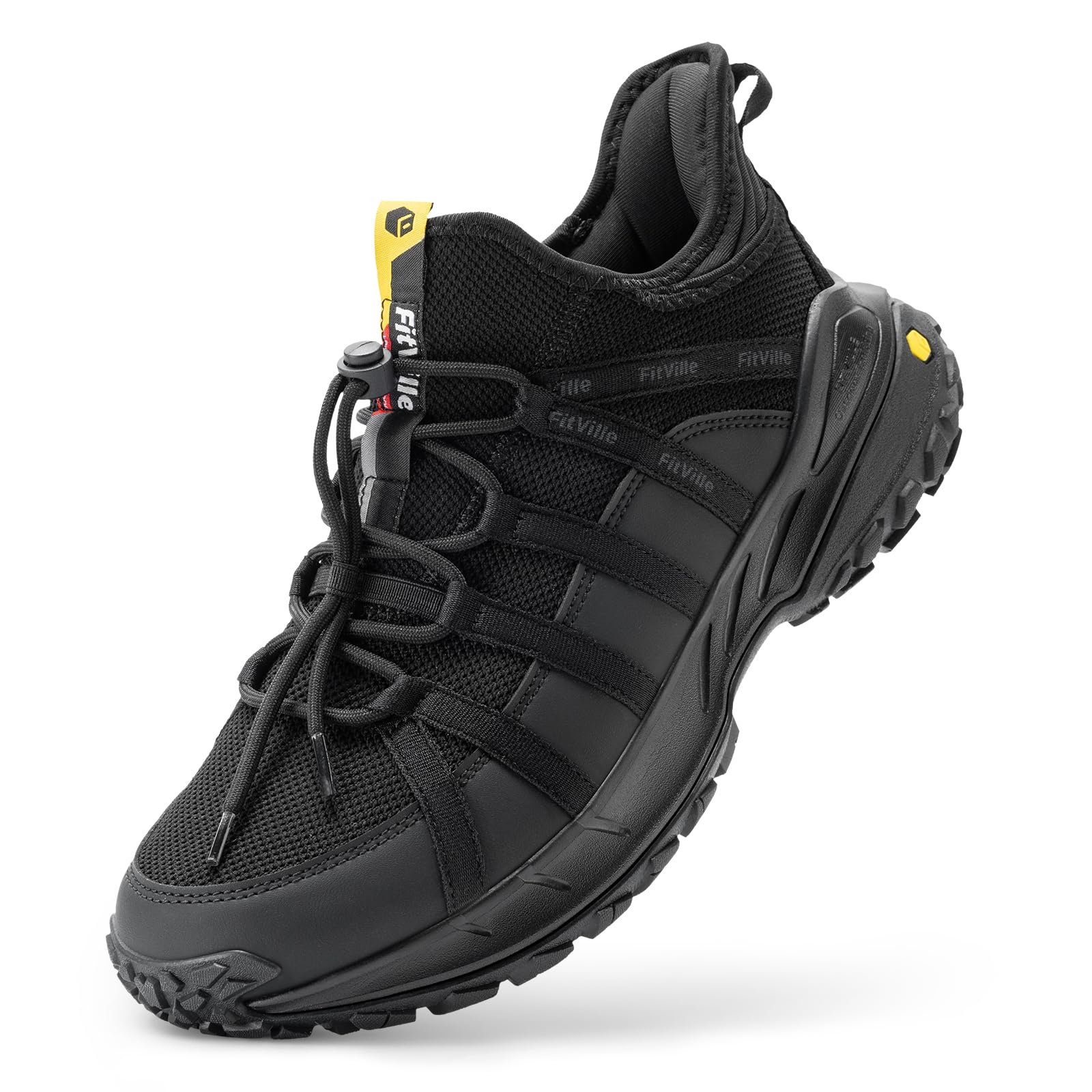 FitVille Scarpe da Escursionismo Uomo Extra Large Sneaker Trekking Uomo Traspiranti Scarpe da Camminata Antiscivolo per Outdoor Multisport