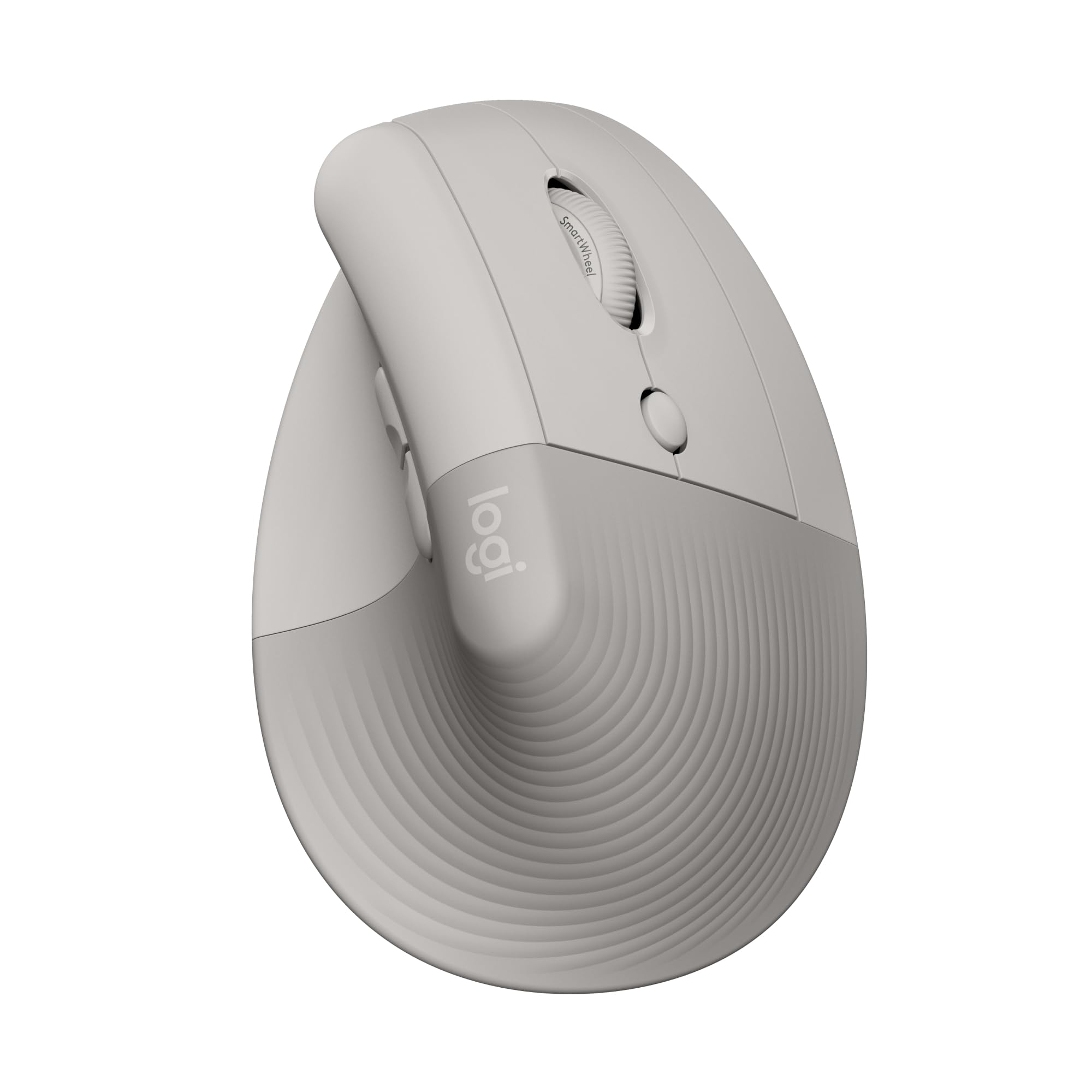 Logitech Lift, mouse ergonomico verticale wireless, ricevitore UBS Bluetooth o Logi Bolt, clic silenziosi, 4 pulsanti,compatibile con Windows/macOS/iPadOS, Laptop, PC - Sabbia