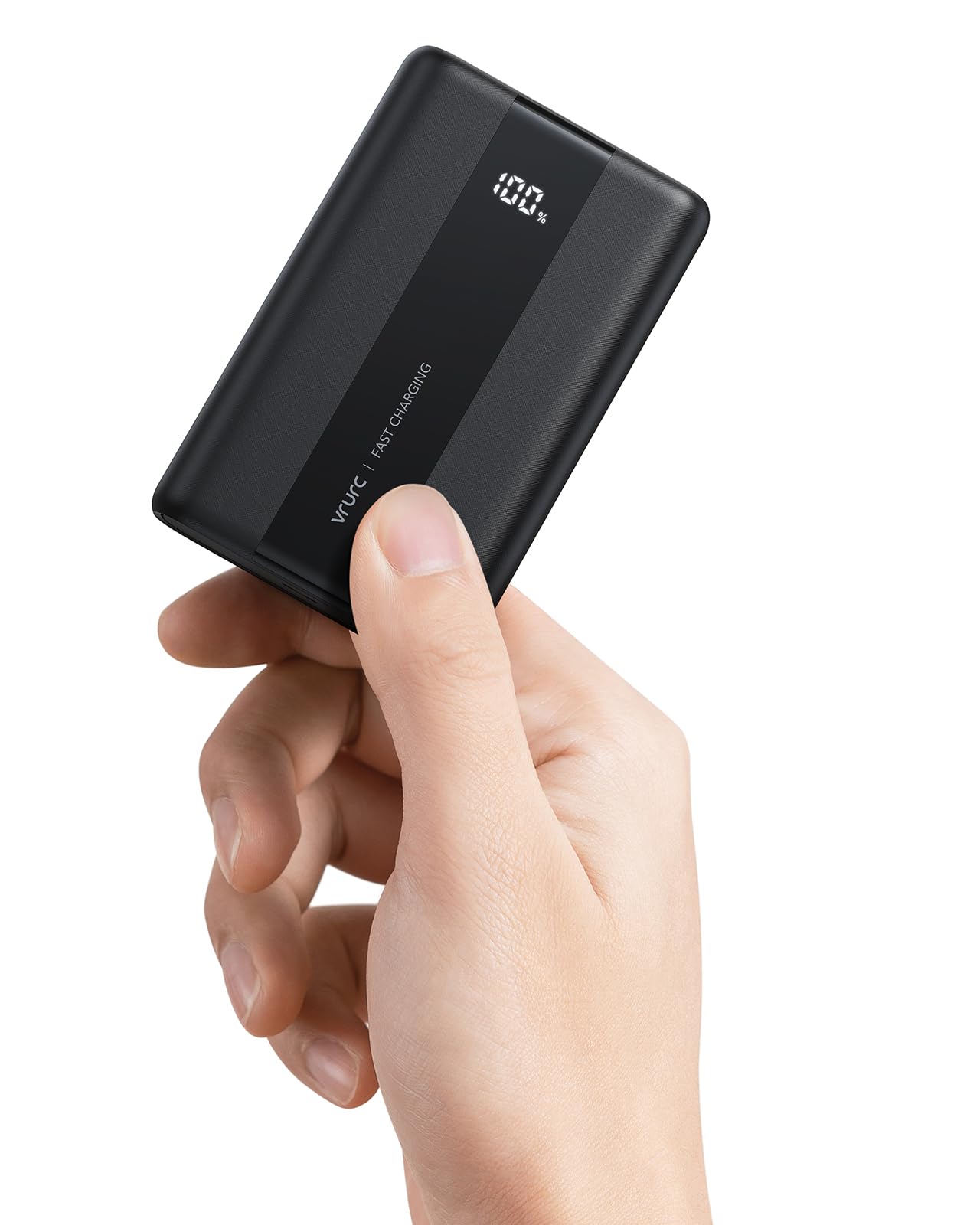VRURC Power Bank 20000mAh, USB C 22.5W Mini Caricatore Portatile | USB C Compatto Powerbank, Display LED, Ricarica Rapida Caricatore Portatile, Compatibile con iPhone 17 16 15 ecc…