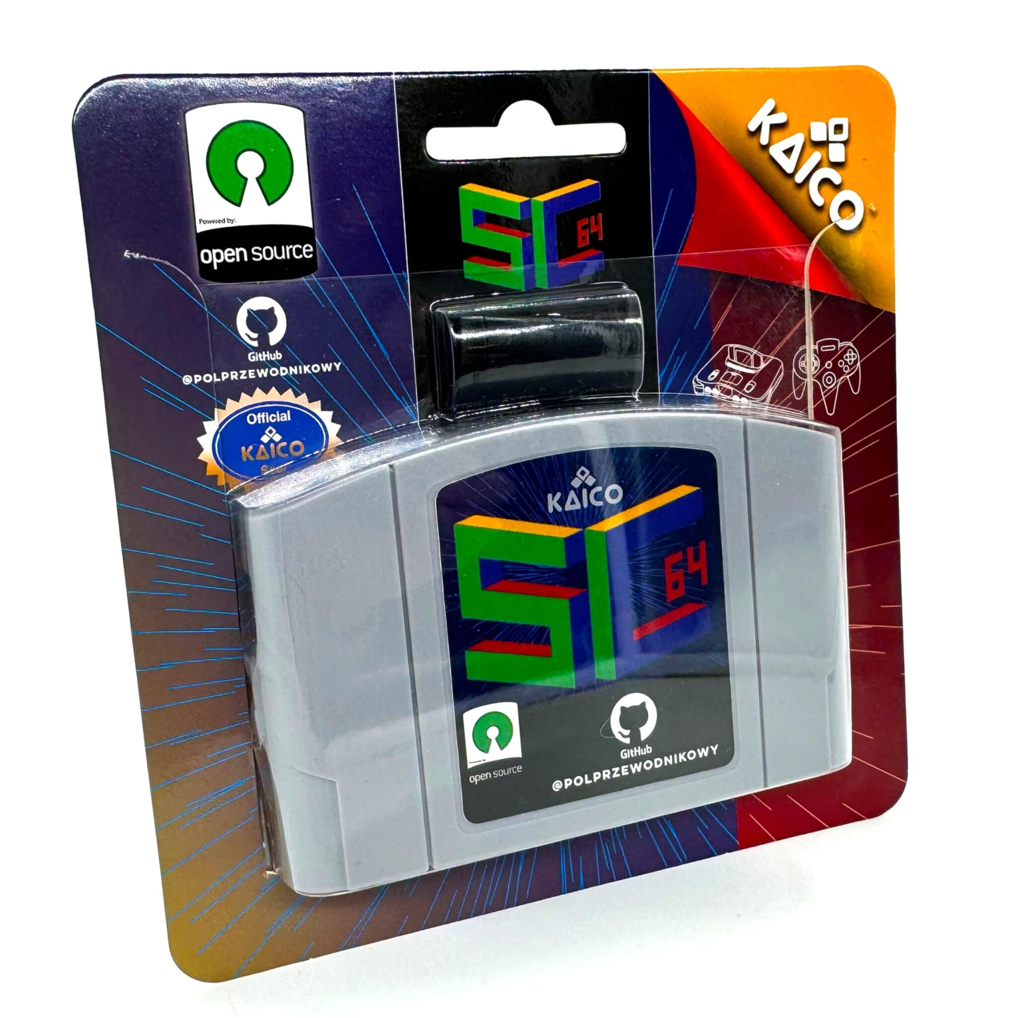 Kaico Edition SummerCart64 Flash Cart N64 Open Source con Supporto 64DD | Supporta console N64 PAL/NTSC, giochi 64DD, aggiornamenti firmware, memoria microSD, chip 6TG originali e…