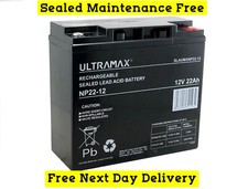 Batteria 6FM-22 12V 22 As18AH /20hr (17 18AH 20AH 19AH 21AH Ricaricabile 12 volt