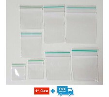 Sacchetti Grip Seal richiudibili qualità trasparente ZIP LOCK MISURE IN POLLICI tutte le misure