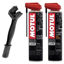 KIT PULITORE SGRASSANTE E GRASSO LUBRIFICANTE PER CATENA MOTO MOTUL DUCATI