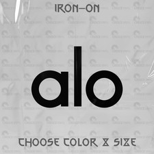 Adesivo Alo pronto da applicare fai da te su ordinazione ferro su vinile personalizzato qualsiasi colore