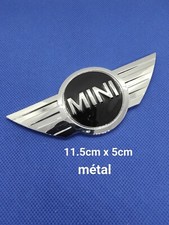 Logo Mini Cooper Métal 115 x 50mm Voiture Grille Capot Emblème avant Arrière