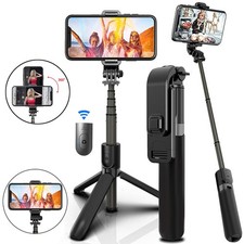 Selfie Stick Treppiede con Telecomando Bluetooth Portatile per iPhone e Telefoni Android