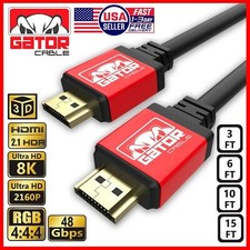 Cavo HDMI 8K 2.1 UHD HDTV 3D 2160P HDR 60Hz 48Gbps Dolby HDCP 2.2 RGB 4:4:4