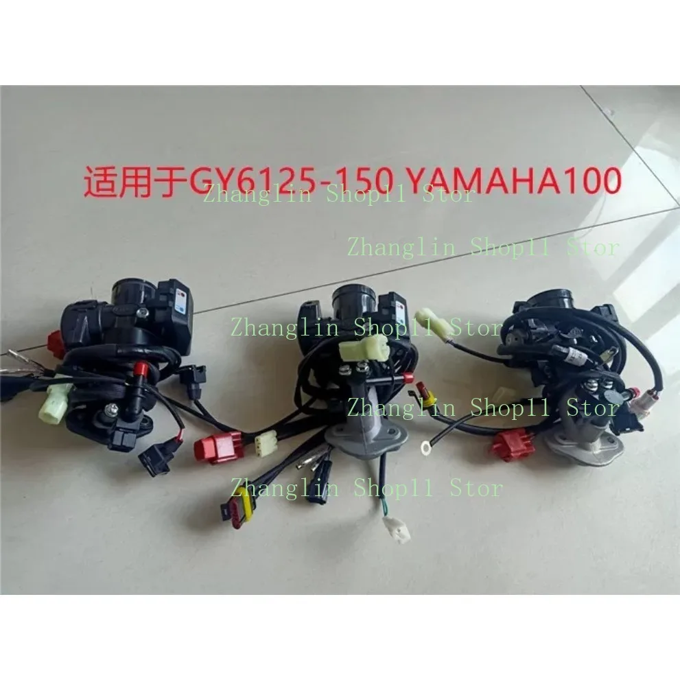 Per Langjie ROJO Sistema EFI GY6-125-150, Gruppo Corpo Farfallato Integrato con Pedale per Moto, ECU