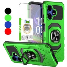 Per Boost Celero 5G Plus 2024 (3a Ver) Custodia Anello Supporto Cover + Vetro Temperato