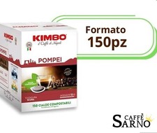 300 CIALDE COMPOSTABILI CAFFE' KIMBO POMPEI EX NAPOLI ( 44 mm ) -2 CT-