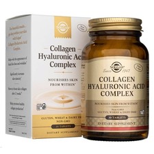 Solgar Collagen Hyaluronic Acid Acido ialuronico 120 mg, 30 compresse