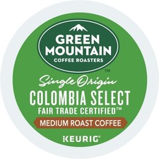 Torrefattori Green Mountain Colombia Select Coffee, cialde K-Cup, numero 24