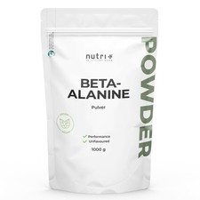 Beta Alanina in Polvere 1000g - Nutri+ Beta Alanina in Polvere - Alto Dosaggio e Vegan