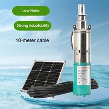 Pompa sommersa pompa per pozzi profondi DC 12V 180W pompa sommersa solare fino a 30 m 1,2 m³/h