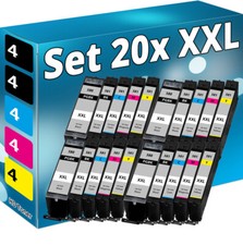 20x CARTUCCE INCHIOSTRO XXL per CANON PIXMA TS 6350 TS 6351 TS 8350 TS 8351