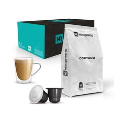 100 Cialde Capsule Cortado Compatibili Nespresso Neroristretto